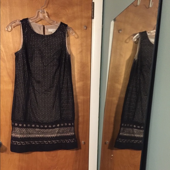 LOFT Dresses & Skirts - Loft black eyelet lace sheath dress